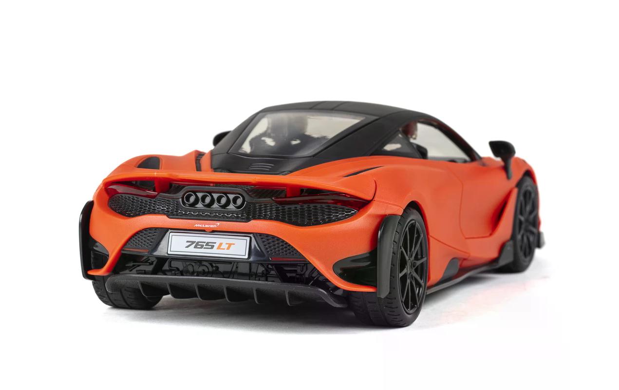 Auto McLaren 765LT mit Licht, Orange, 1:16Ferngesteuerter Sportwagen mit Licht für Kinder ab 6 Jahren