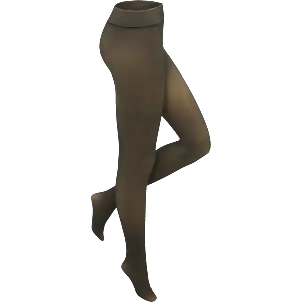 transparent teddy tights schwarz / make-up Gr. S (36 / 38)