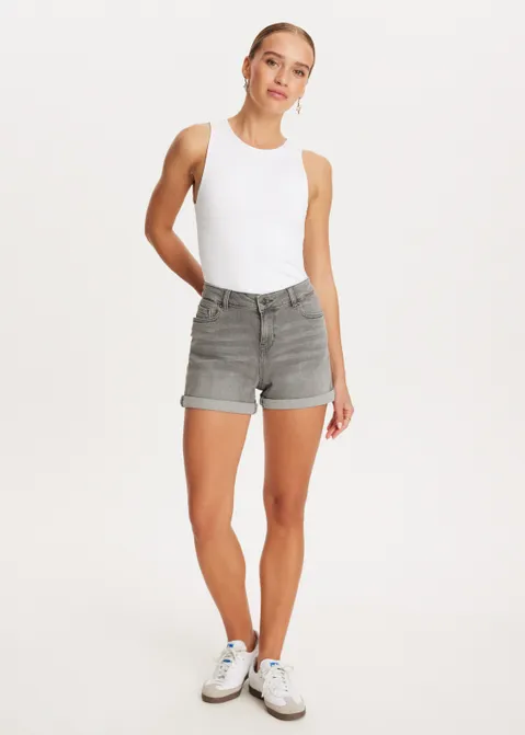 Denim stretch short grijs (GRS.UD)