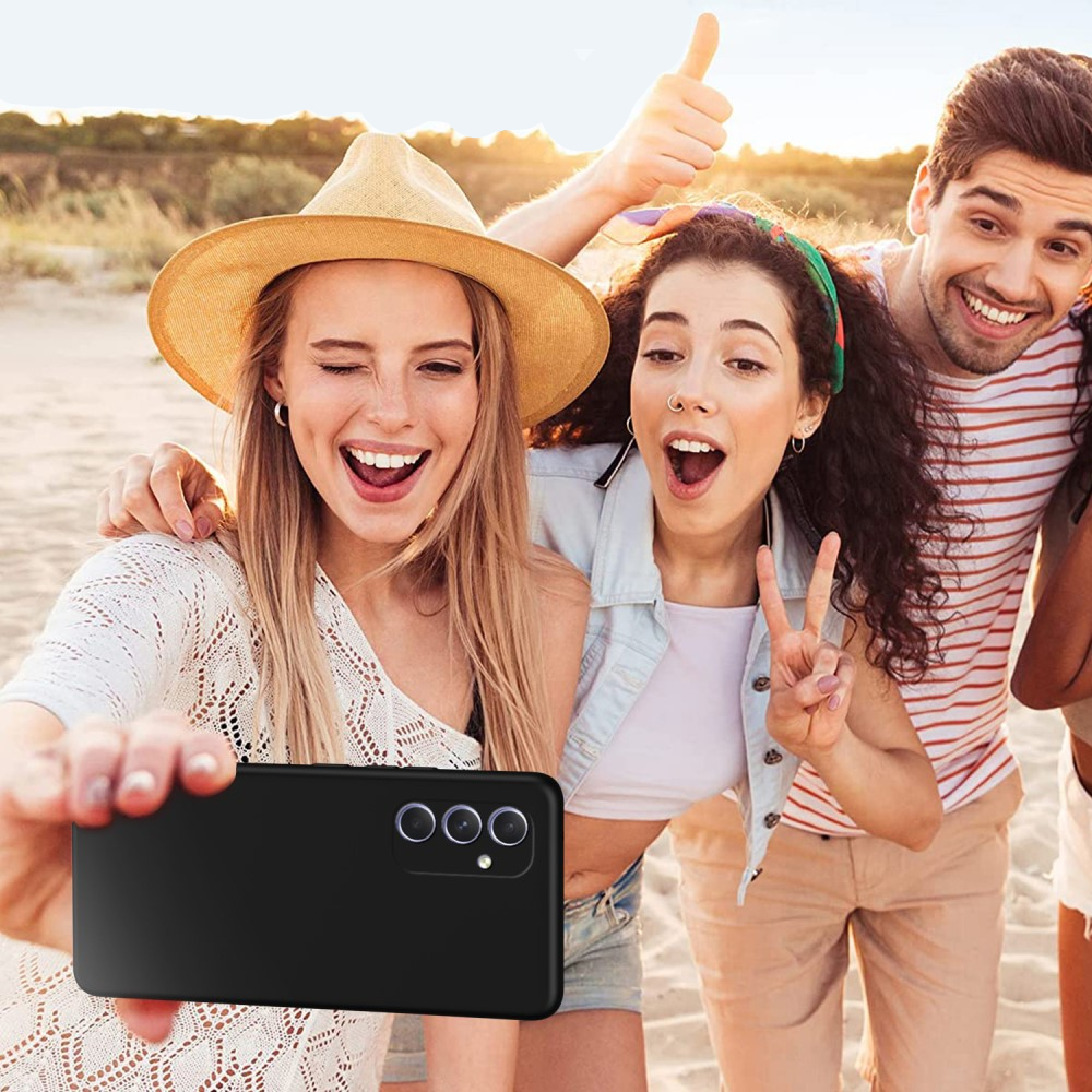 Samsung Galaxy A55 Gummi Case Schutzhülle mit Kameraschutz - Lila