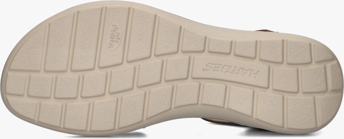 bruine hartjes sandalen pop