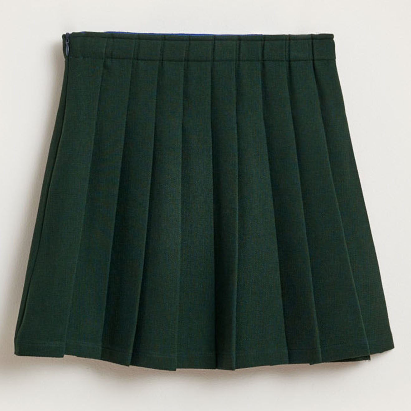 Bellerose Jupe courte Asra plissée vert