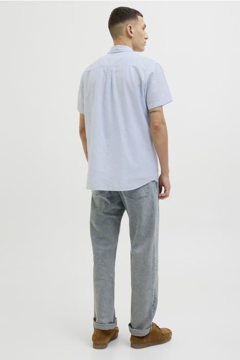 Jack & Jones blauwe heren overhemd