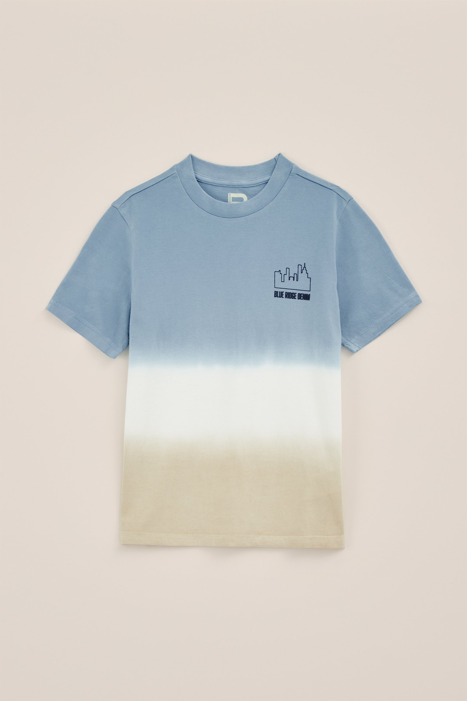 Jongens T-shirt met dessin Blue Ridge Lichtblauw
