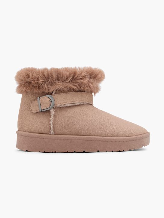 Graceland Plüsch-Hausschuh beige