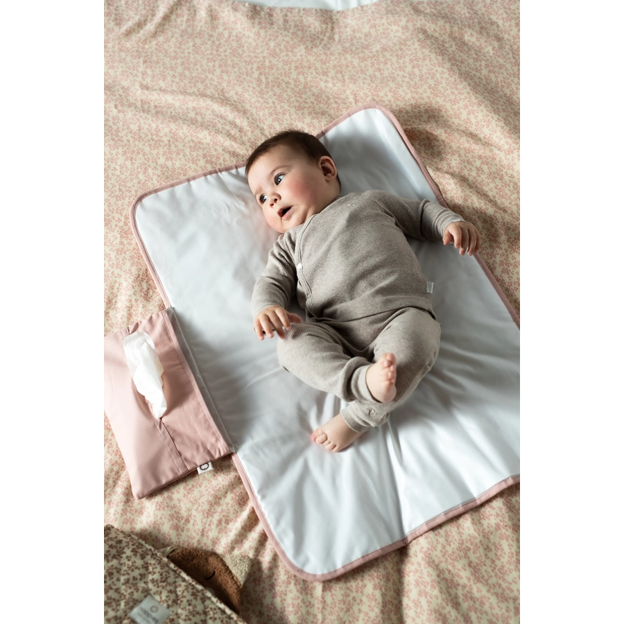 Noppies Wickelunterlage Poplin portable 50x70 cm Misty Rose
