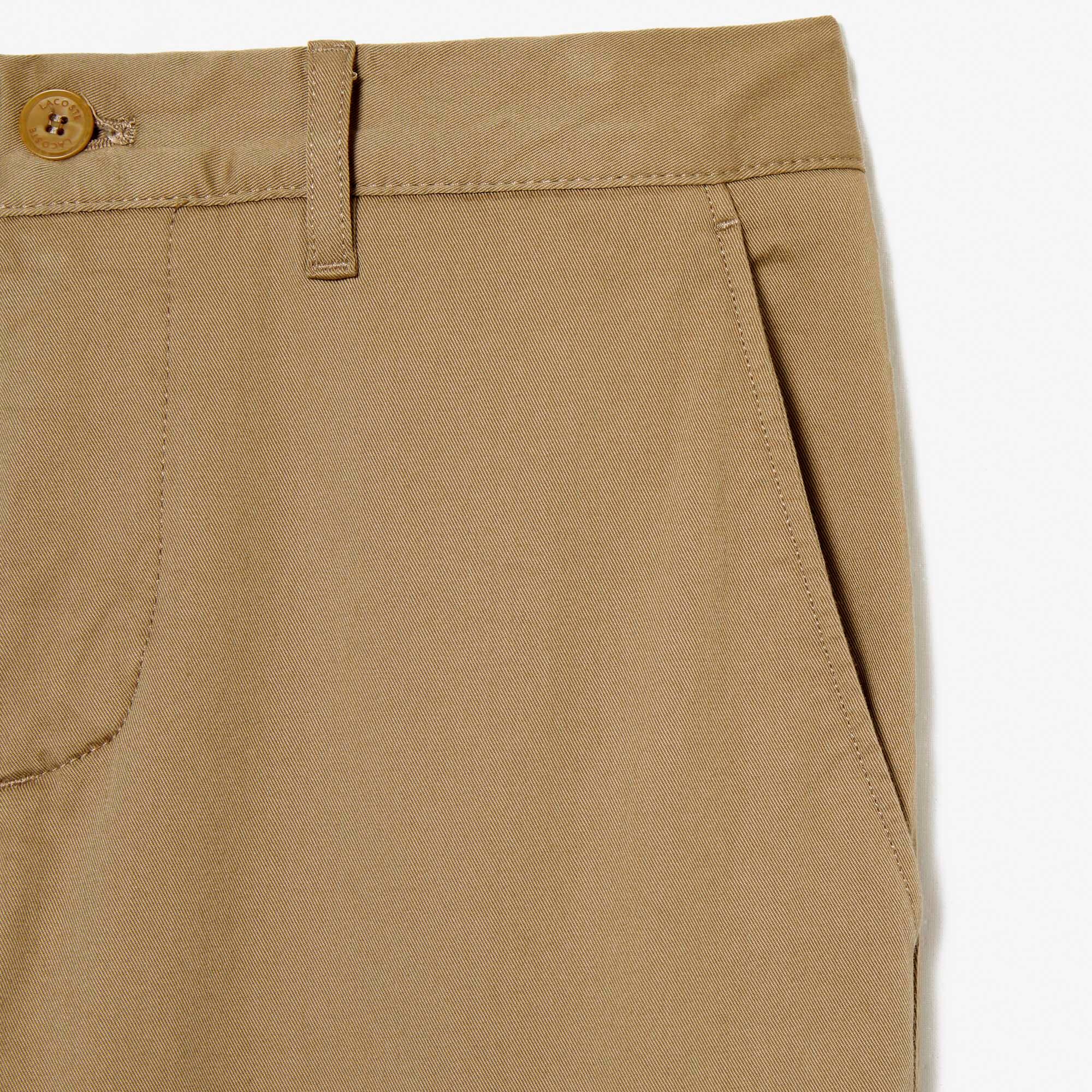 Slim Fit Chinohose mit Baumwolle und Stretch Hosen & Shorts - Beige - Lacoste - Herren