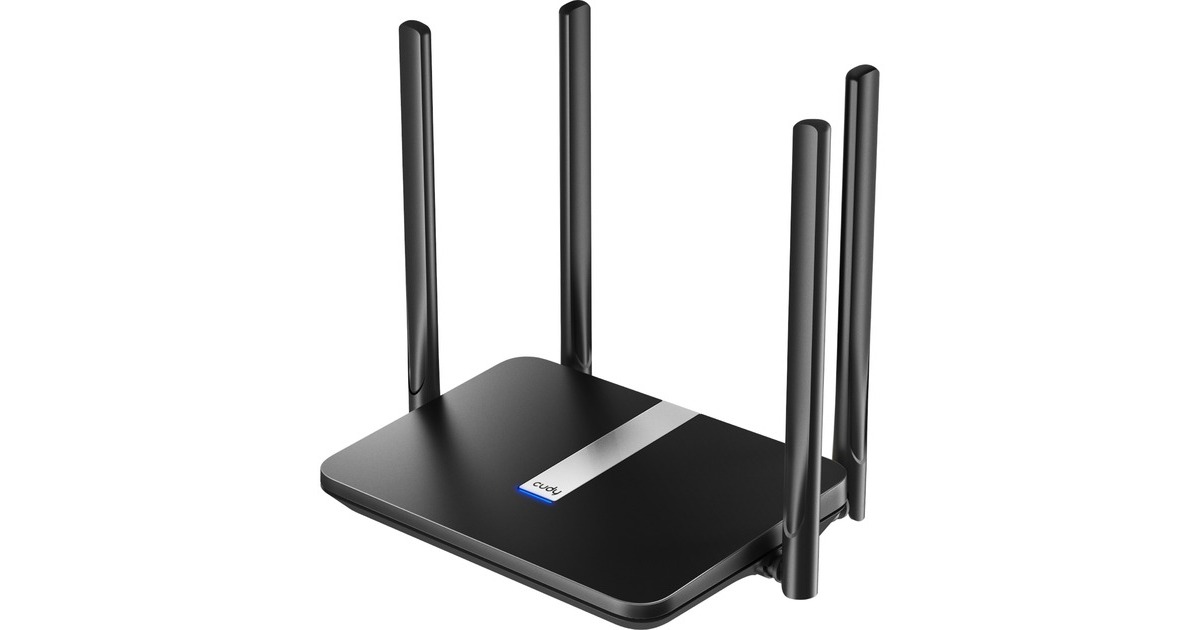 CudyAC1200 Wi-Fi Mesh 4G LTE Cat4 Router  (Zwart, Cudy Mesh, Cudy App, nano SIM-slot)