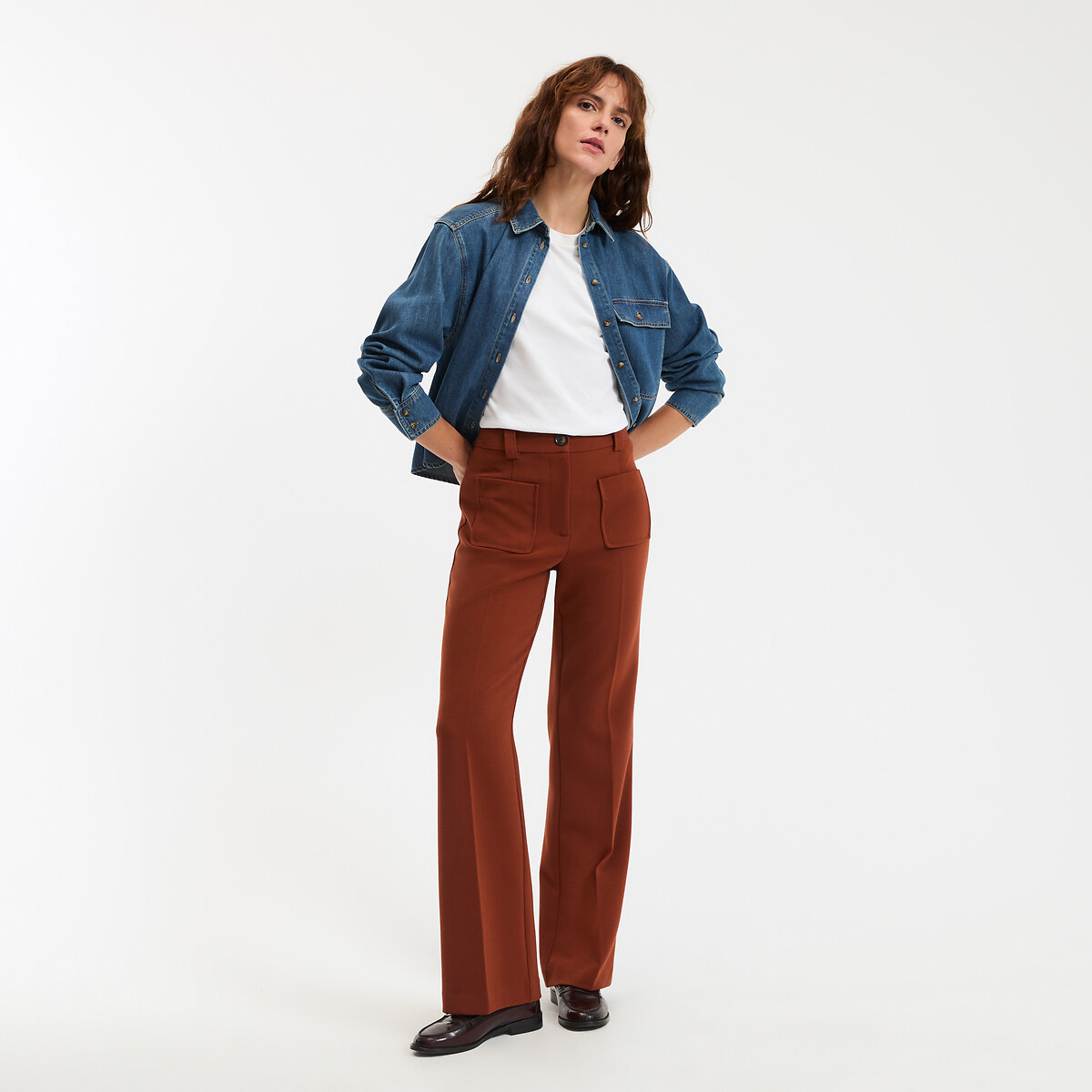 COLEÇÕES LA REDOUTE<br>Flare broek, Assinatura FELICIEN