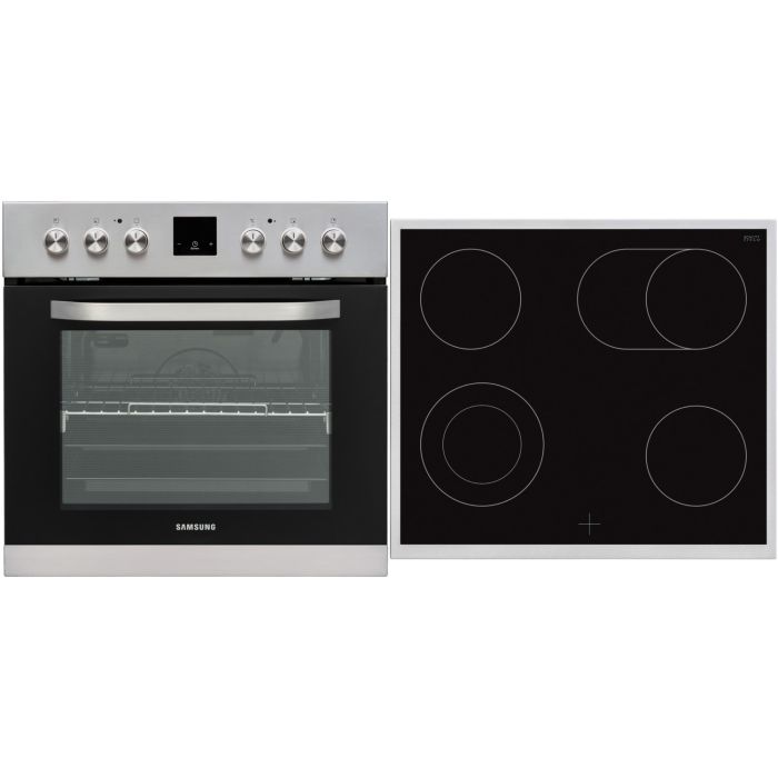 Samsung Herd-Set mit Glaskeramik-Kochfläche F-NB69R3301RS