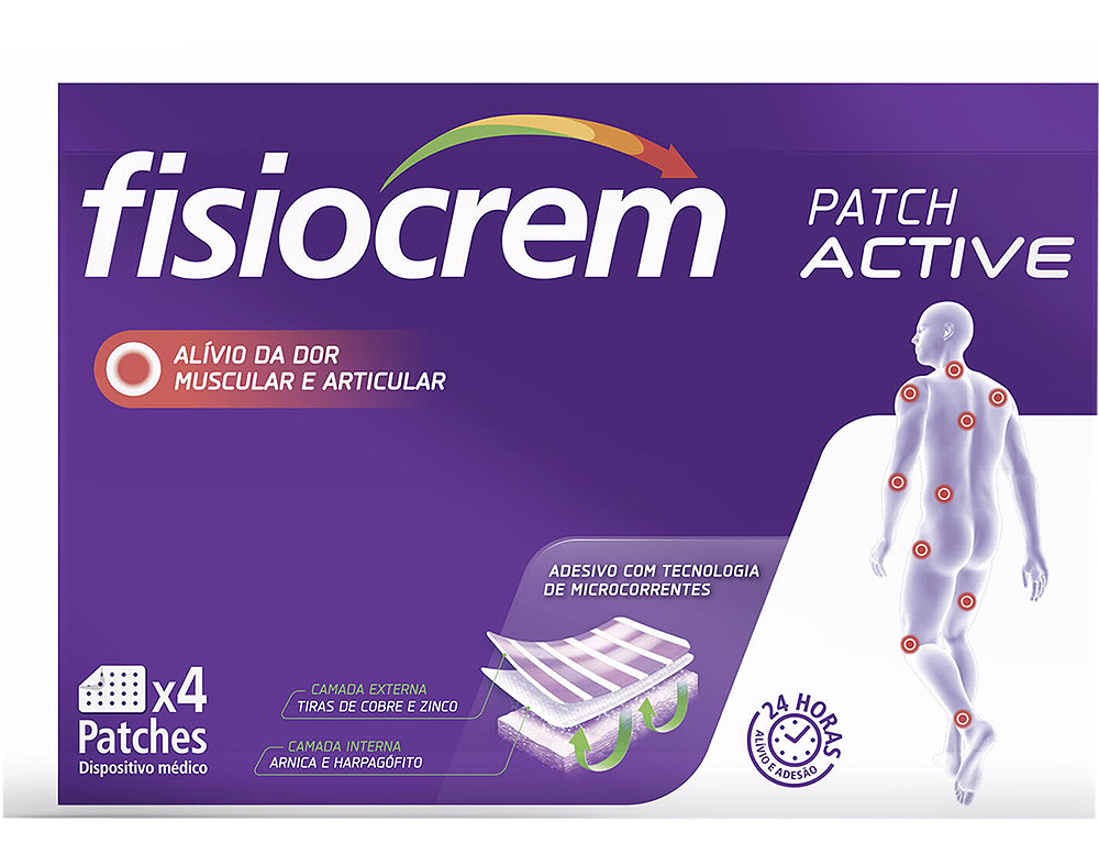 ADESIVO FISIOCREM PATCH ACTIVE 4UN