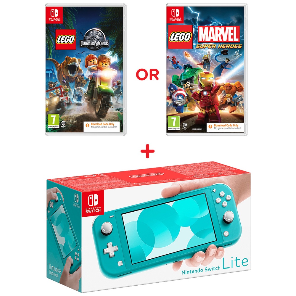 Nintendo Switch Lite (Türkis) & LEGO Code in der Box auswählen
