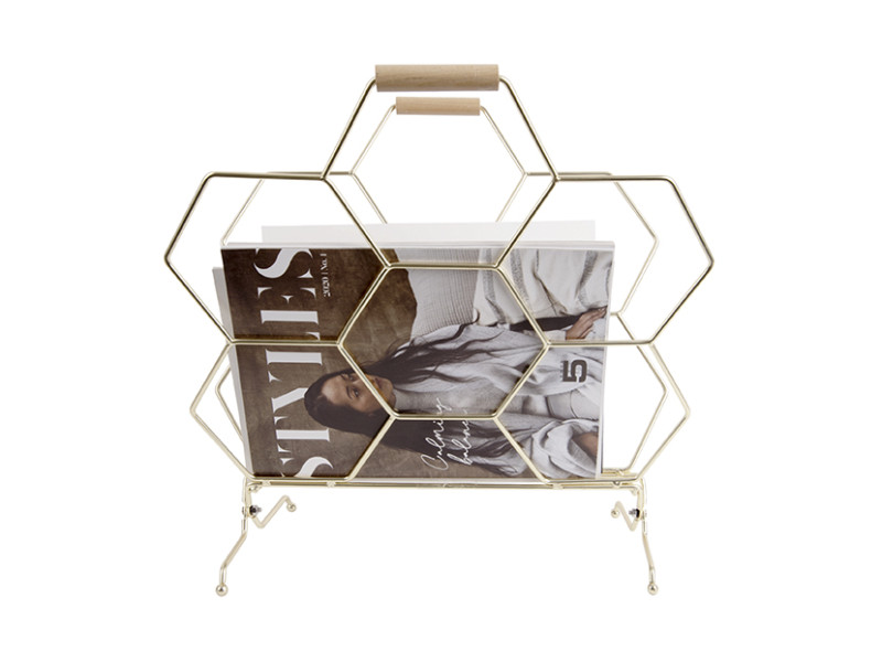 Magazine Rack Honeycomb PT3614BK Black