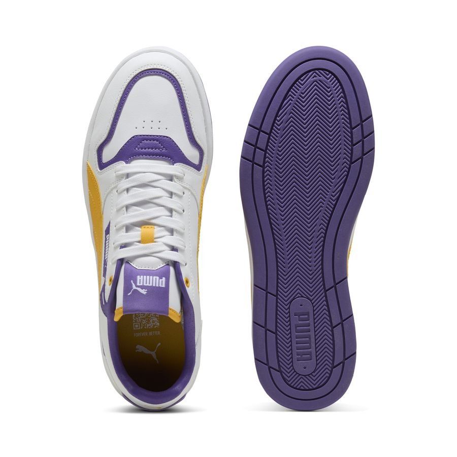 PUMA Court Classic Street Chaussures - Blanc/Violet/Jaune