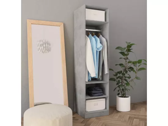 Garde-robe Gris béton 50 x 50x200
