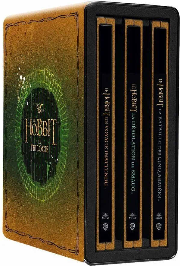 Le Hobbit La Trilogie Steelbook (Blu-ray UHD 4K   Blu-ray) Versions longues Disques Blu-ray films