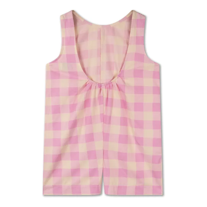 Repose AMS Combishort Coton Bio Carreaux | Rose
