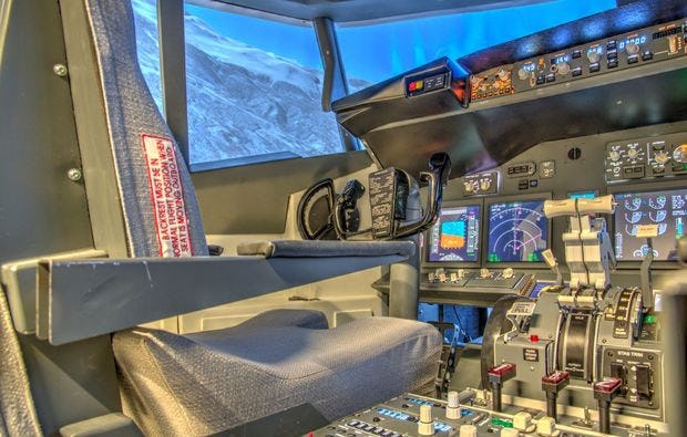 Flugsimulator Boeing B737 in Schweinfurt als Geschenk