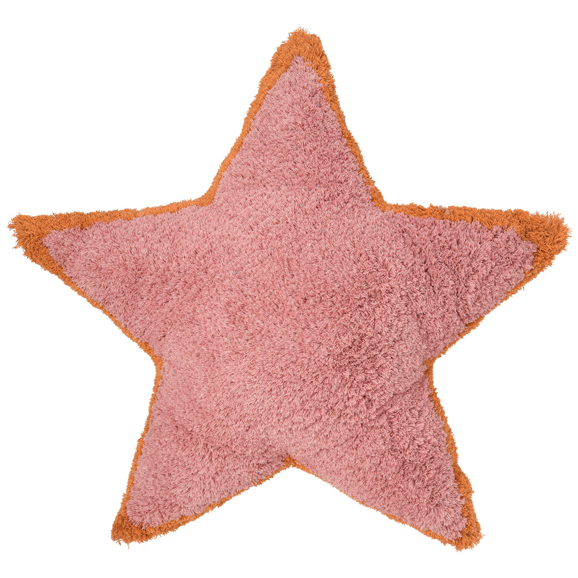 Topolino Sternenkissen aus Teddyplüsch rosa
