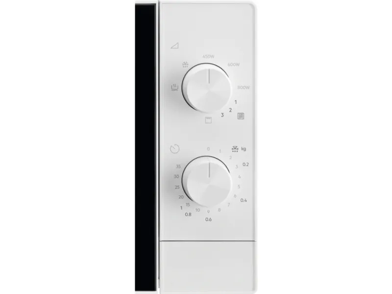 Electrolux EMZ421MMW, Bordplade, Kombination mikroovn, 21 L, 800 W, Dreje, Hvid