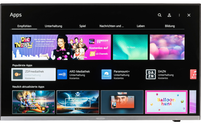 Reflexion Smart LED-Smart TV (webOS) inkl. DVD-Player, DVB-S2/C/T2 HD Tuner