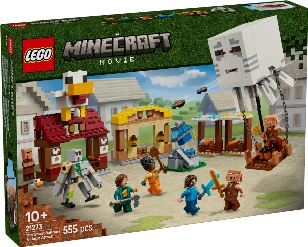 LEGO Minecraft 21273 Ghast-ballonens angreb på landsbyen