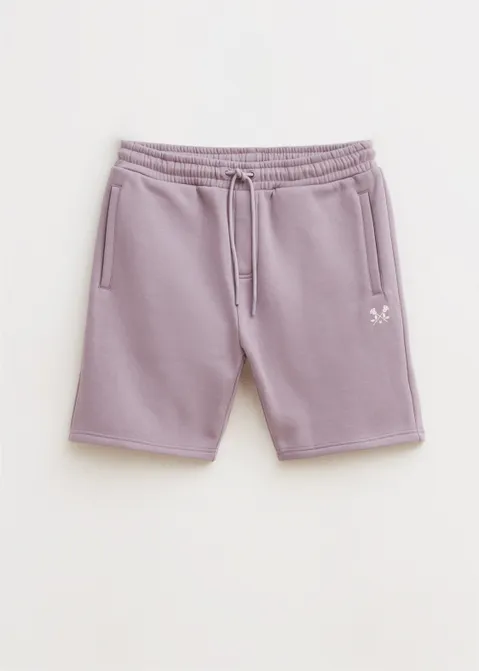 Korte broek jogger met logo paars (PRS.M)