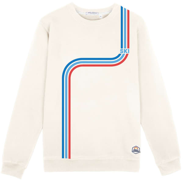 Sweatshirt FRENCH DISORDER DYLAN SKI LINES CREAM