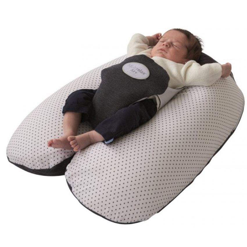 Coussin d'allaitement Multirelax Air+ - Marine chiné