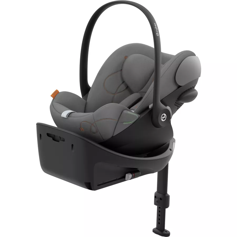 cybex GOLD Kindersitz Set Reboarder Sirona G inklusive Babyschale Cloud G inklusive Basisstation Base G Lava Grey