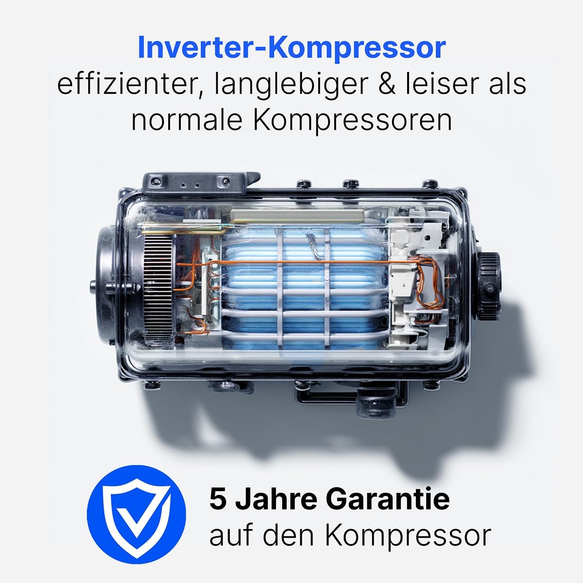 Bomann® Kühlschrank ohne Gefrierfach | Energieklasse C | 85cm | 5 Jahre Kompressor-Garantie | Kühlschrank klein | 0-8°C | leise 35dB | 3 Ablagen | Standardkühlschrank 126L | VS 7258 schwarz