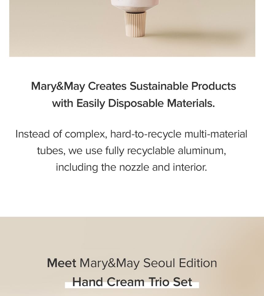 Mary&May - Handcrème met sheaboter en rijstzemelen
