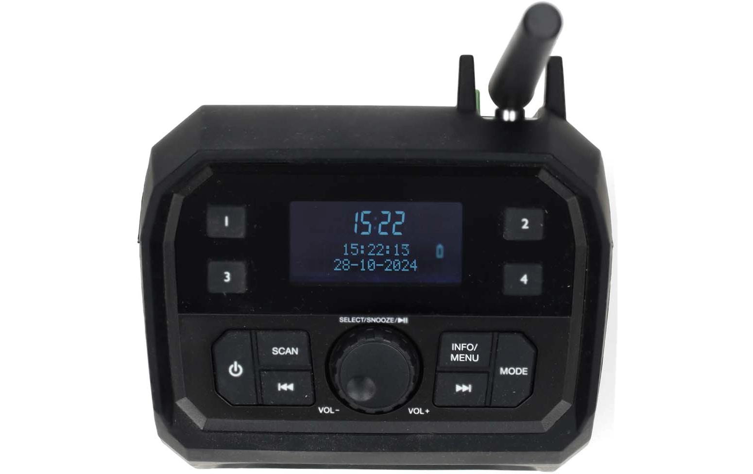DAB+ Radio Dabman OR 5 Grün/SchwarzMobiles DAB+/FM-Aussenradio