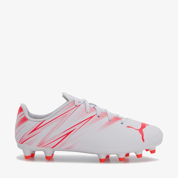 Puma Attacanto FG voetbalschoenen wit/rood