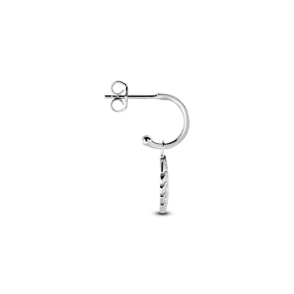Créole Unitaire Argent Blanc Ancelin Oxydes De Zirconium