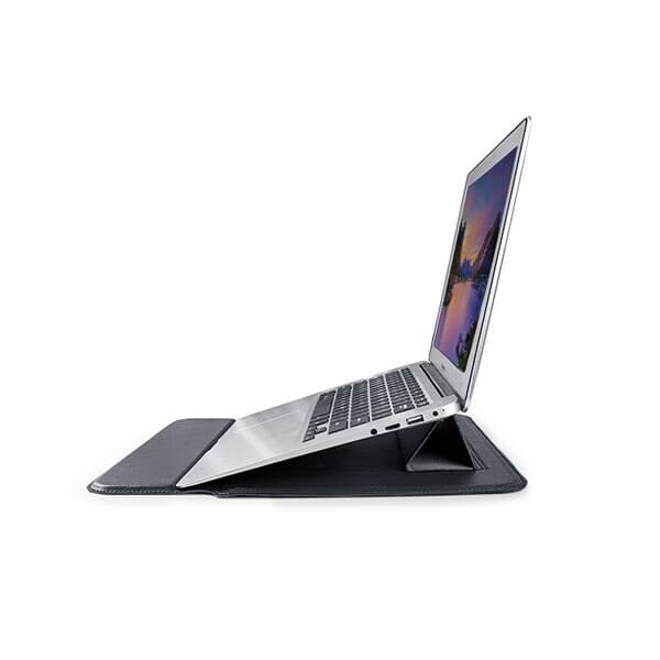 Devia 15,4'' laptop-taske i syntetisk læder med stativ
