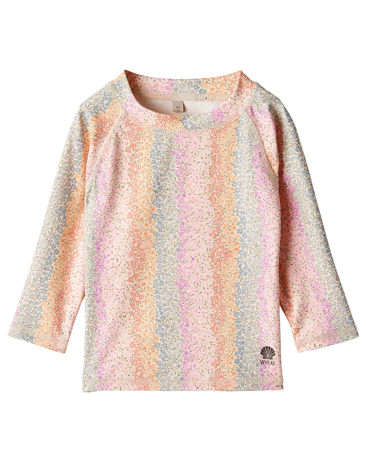Langarm-Badeshirt DILAN RAINBOW STRIPES in bunt
