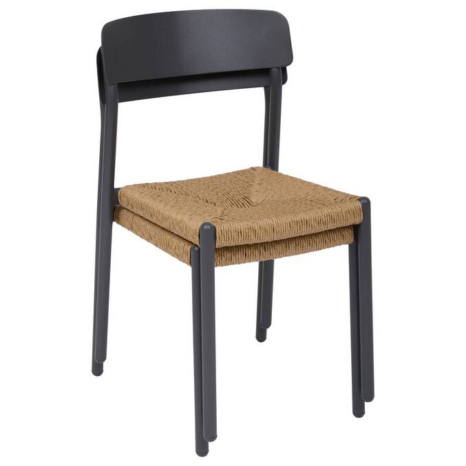 Chaise de jardin WISTTY Graphite