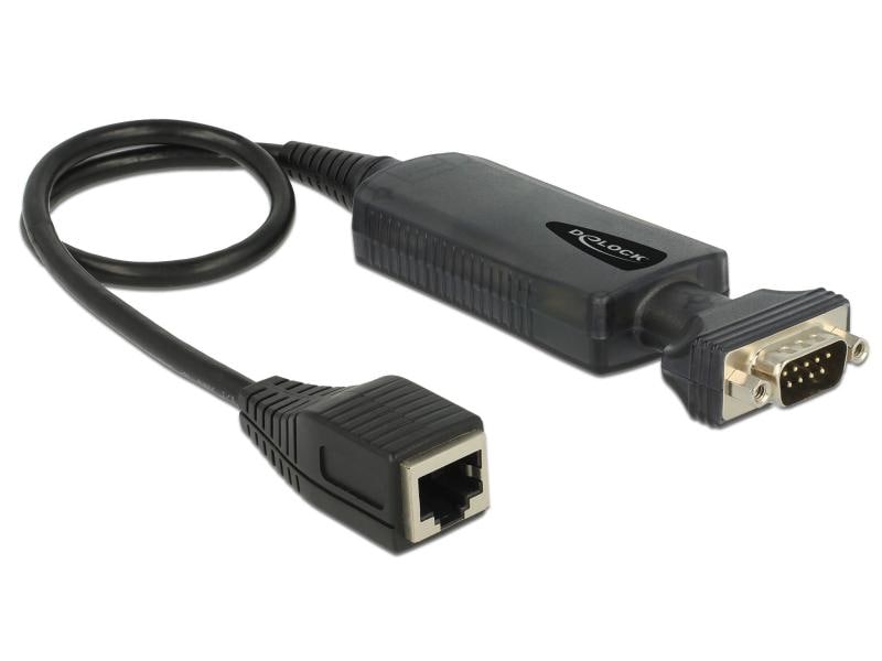 Delock Netzwerk-Adapter RS232 - LAN Ethernet Konverter Ethernet LAN Konverter zu seriell RS-232