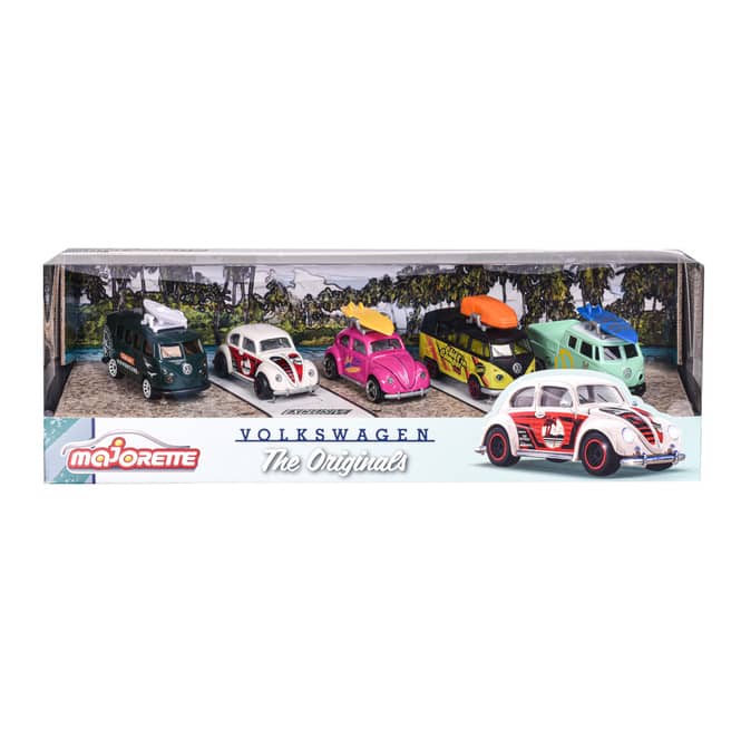 Majorette - 5er Set VW Modellautos
