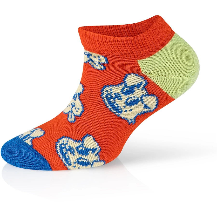 Happy Socks Sneakersocken 4-Pack Kids Low Cat-Dog multi_coloured