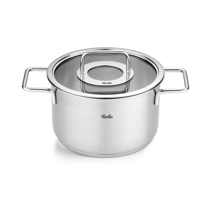 Fissler Pure Collection Kochtopf 20 cm mit Glasdeckel
