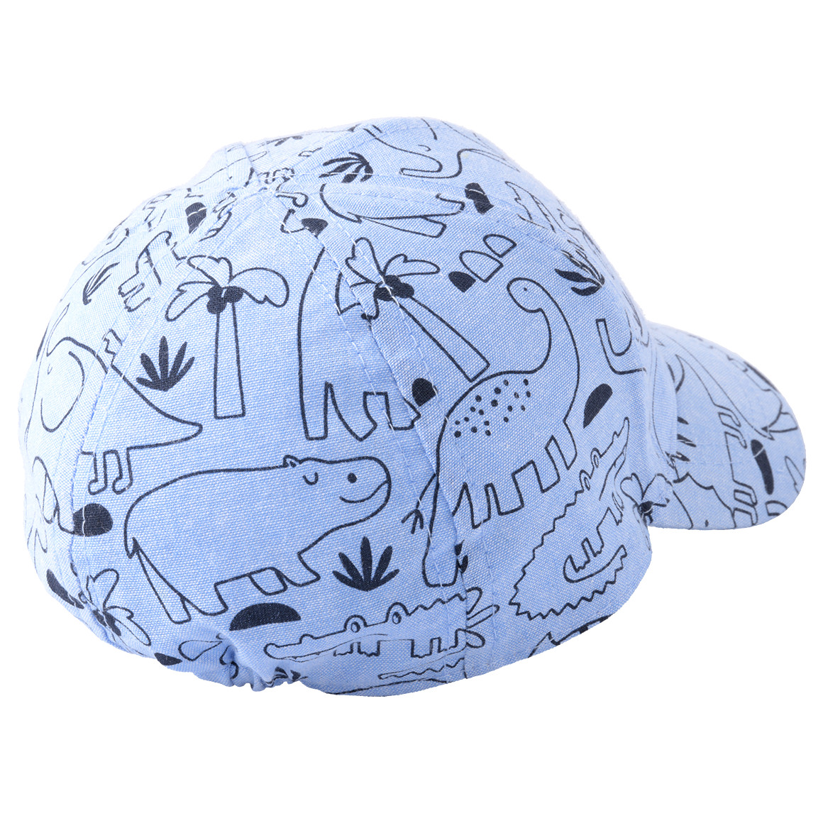 Topomini Baby Kappe mit Tier-Motiven hellblau
