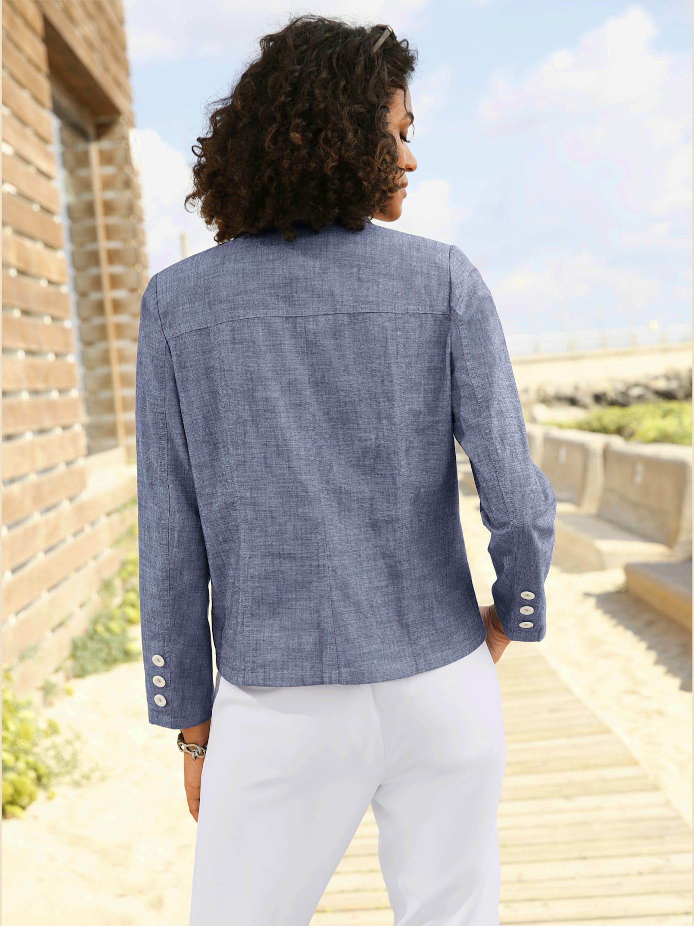 Blazer femme avec col à revers