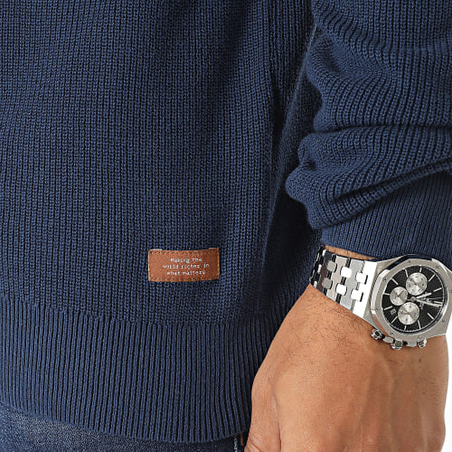 Pull Col Zippé Codford 20714337 Bleu Marine