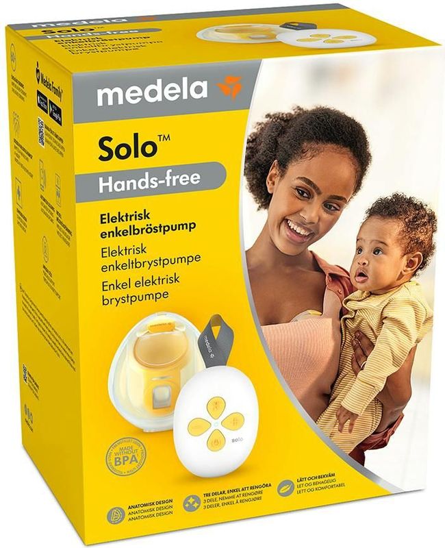 Medela - Solo Elektrische Borstkolf - Baby Accessoire - Hands-Free - Eenvoudig te Bedienen