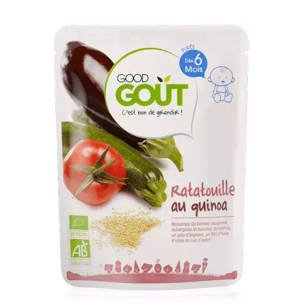 Ratatouille com Quinoa Good Goût +6m Orgânico 190g
