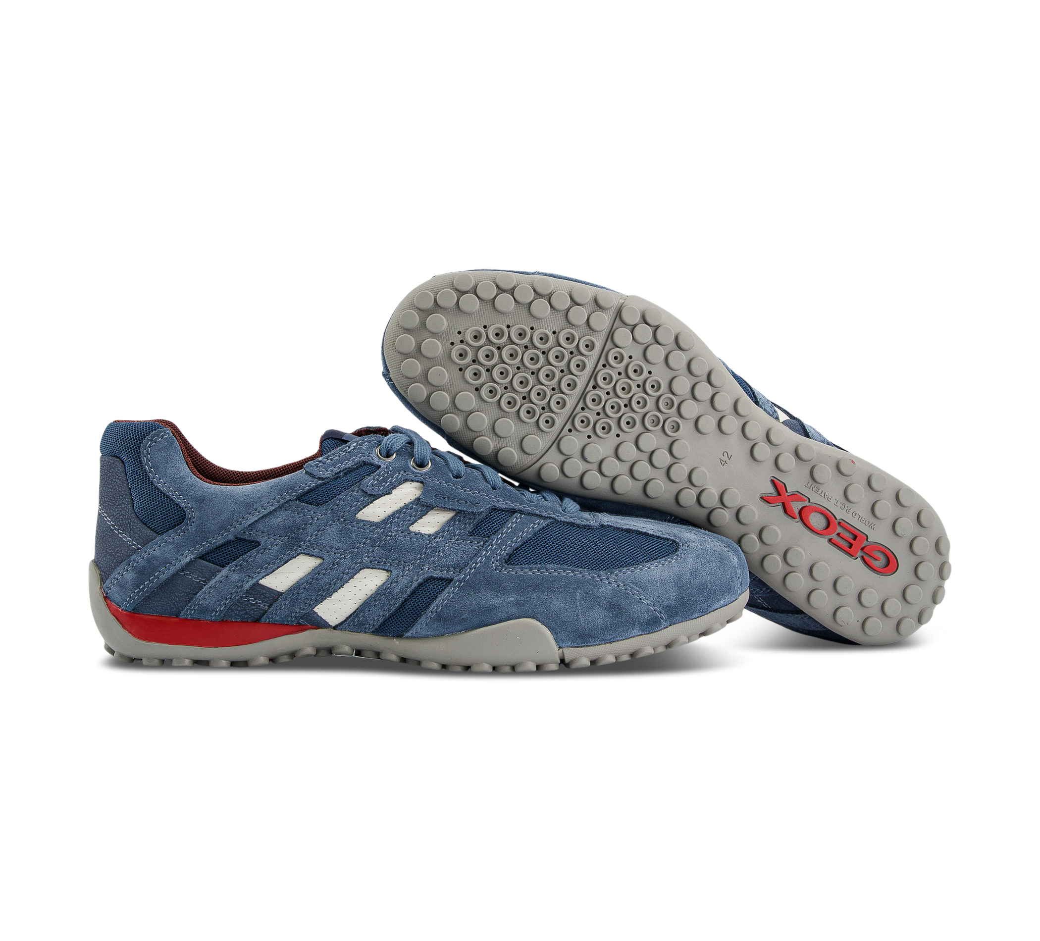 Geox Snake - Sneaker low blau