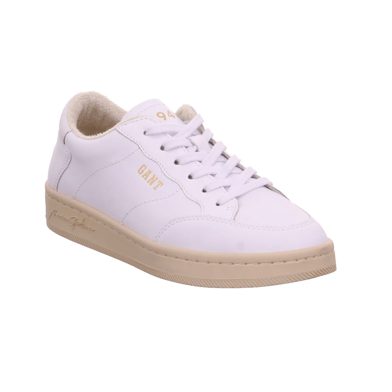 GANT Sneaker Weiss Leder  mit Wechselfussbett