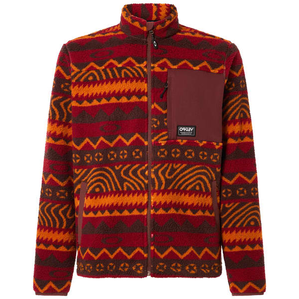 Veste polaire OAKLEY MOUNTAIN FIRE SHERPA GRENACHE NORWAY PATTERN